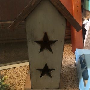 Light up bird house decor